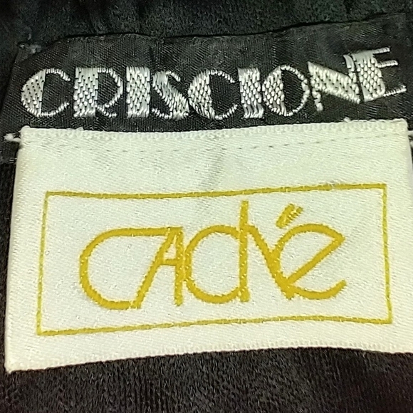 VINTAGE CRISCIONE SEQUINED PENCIL SKIRT - Picture 2 of 6